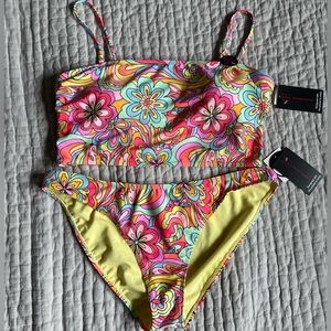 NOBO no boundaries retro floral swim suit